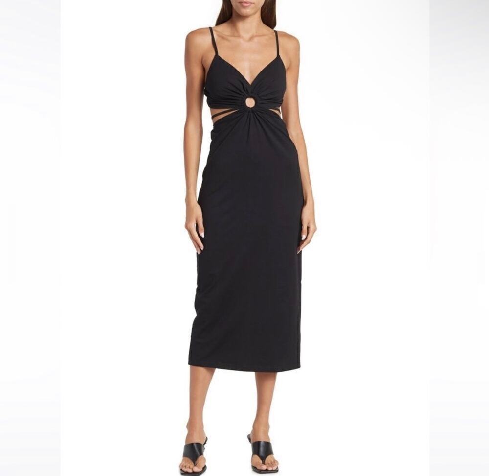 New Walter baker Rivka black dress sz XL $198